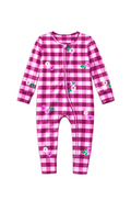 Harvest Check Zip Romper