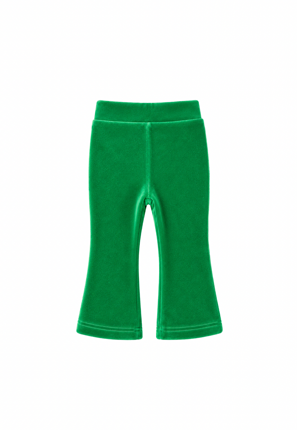 Clover Green Velour Flares - Baby
