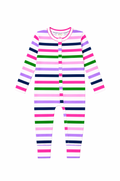 Sherbert Stripe Zip Romper
