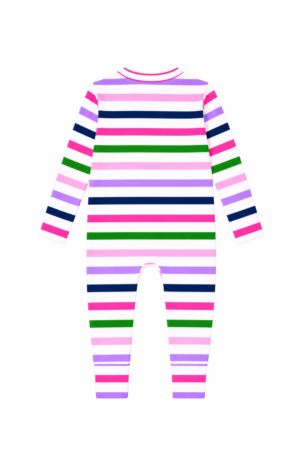 Sherbert Stripe Zip Romper