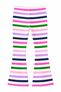 Sherbert Stripe Flared Legging