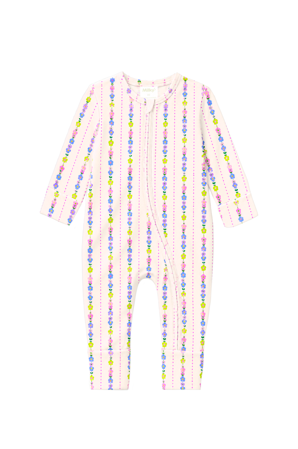 Cottage Garden Zip Romper