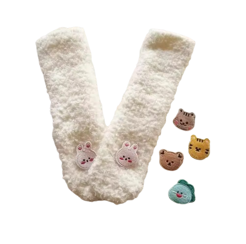 The Anahi - Baby Girl One Size Thick Warm Long Anti Slip Winter  Socks