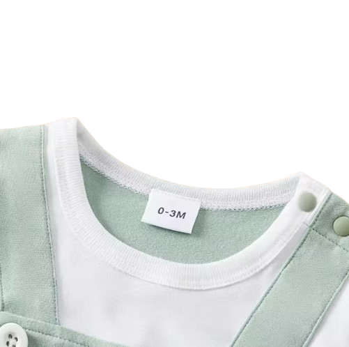 The Aries - Newborn Baby Green Koala Print Romper Short Sleeve Summer Outfit