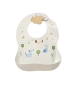 The Bowie - Waterproof Baby Silicone Feeding Bib Adjustable Soft Food Catcher for Babies & Toddlers