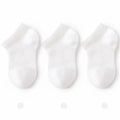 3 Pair Baby Sock Solid Color Mesh