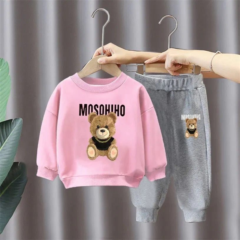 Children Sweatshirt Bear 2pc Set