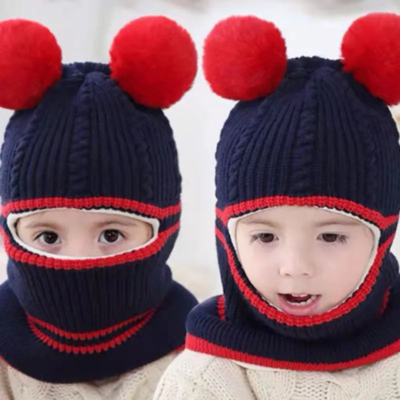 9Baby Hats Scarf One-Piece