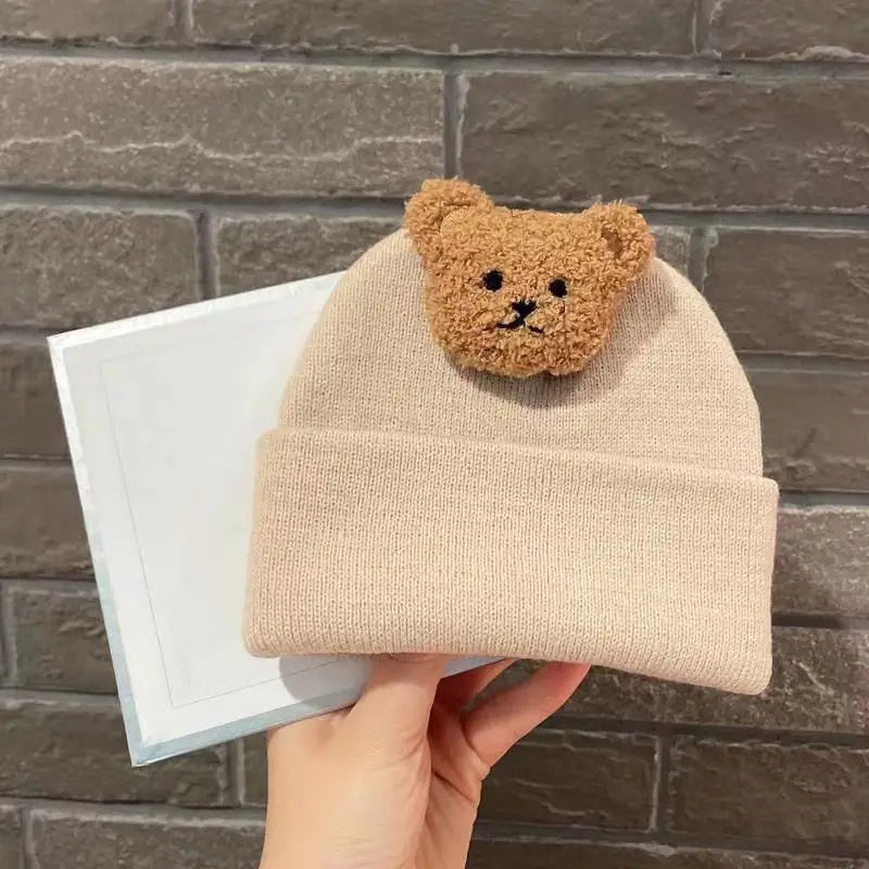 Cartoon Bear Baby Beanies