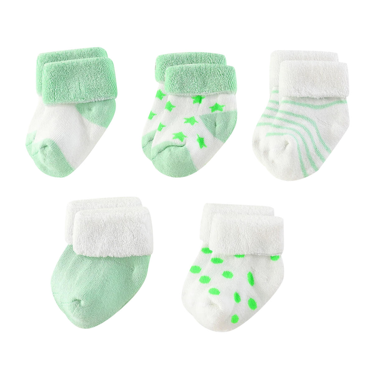 5 Pairs Pattern Color Socks
