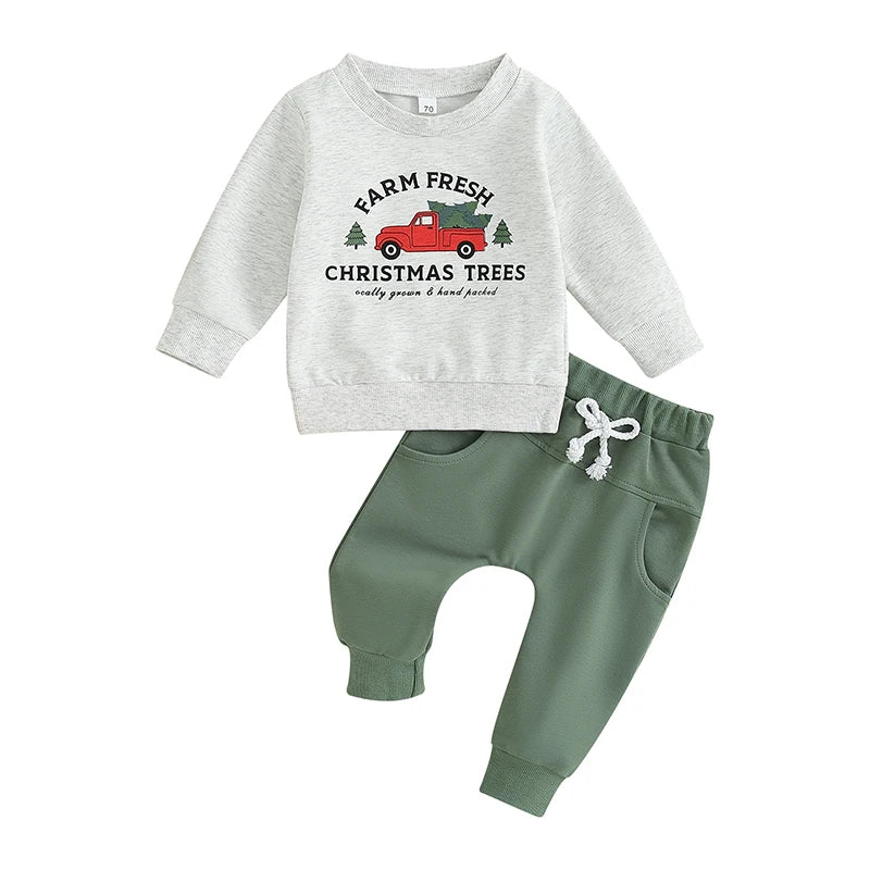 Farm Fresh Infant Baby Christmas Set
