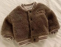Baby Velvet Baseball Coat