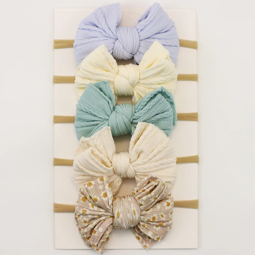 Baby Bow Headband 5Pc Set