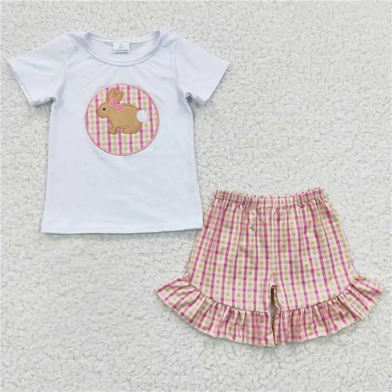 Bunny t-shirt with Camouflage Shorts