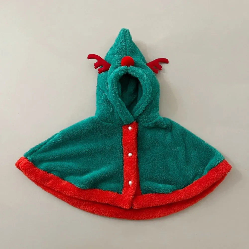 Chic Hooded Patchwork Baby Jacket