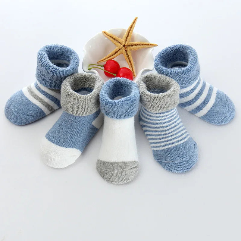 5 Pairs Pattern Color Socks