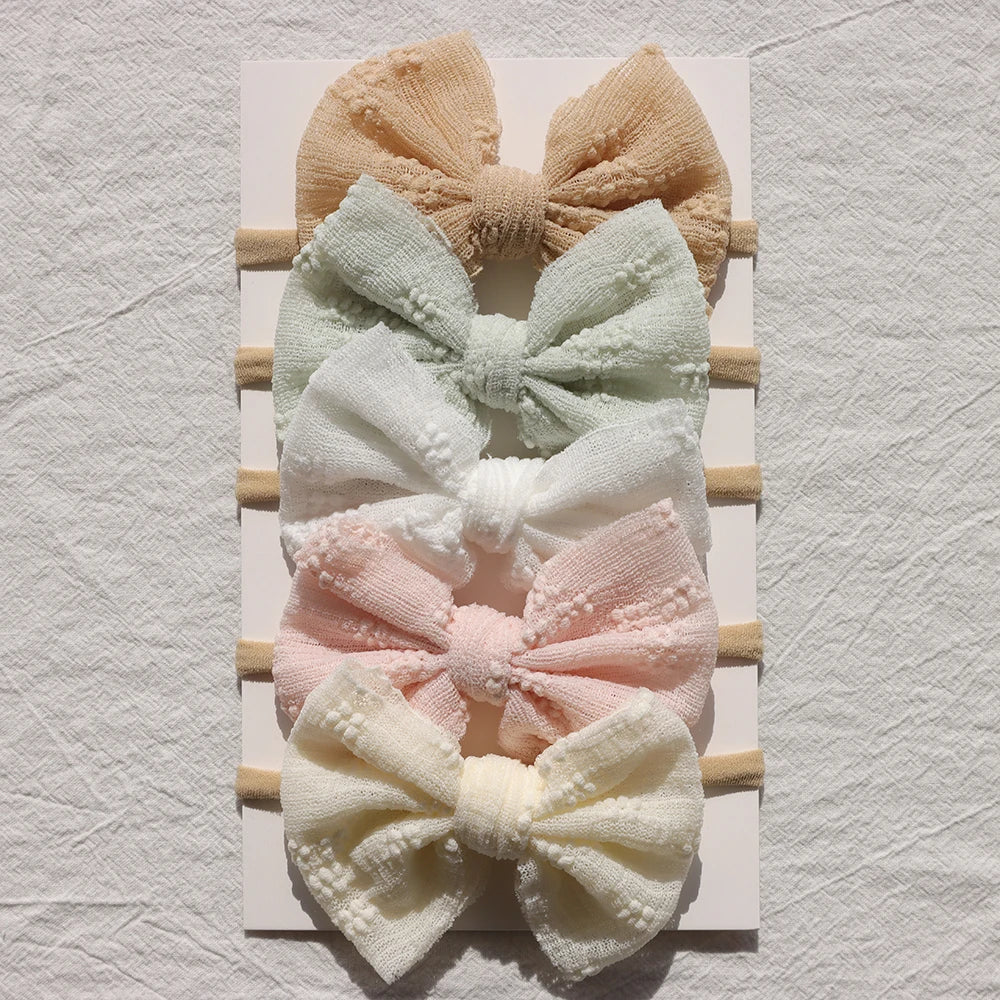 Baby Bow Headband 5Pc Set