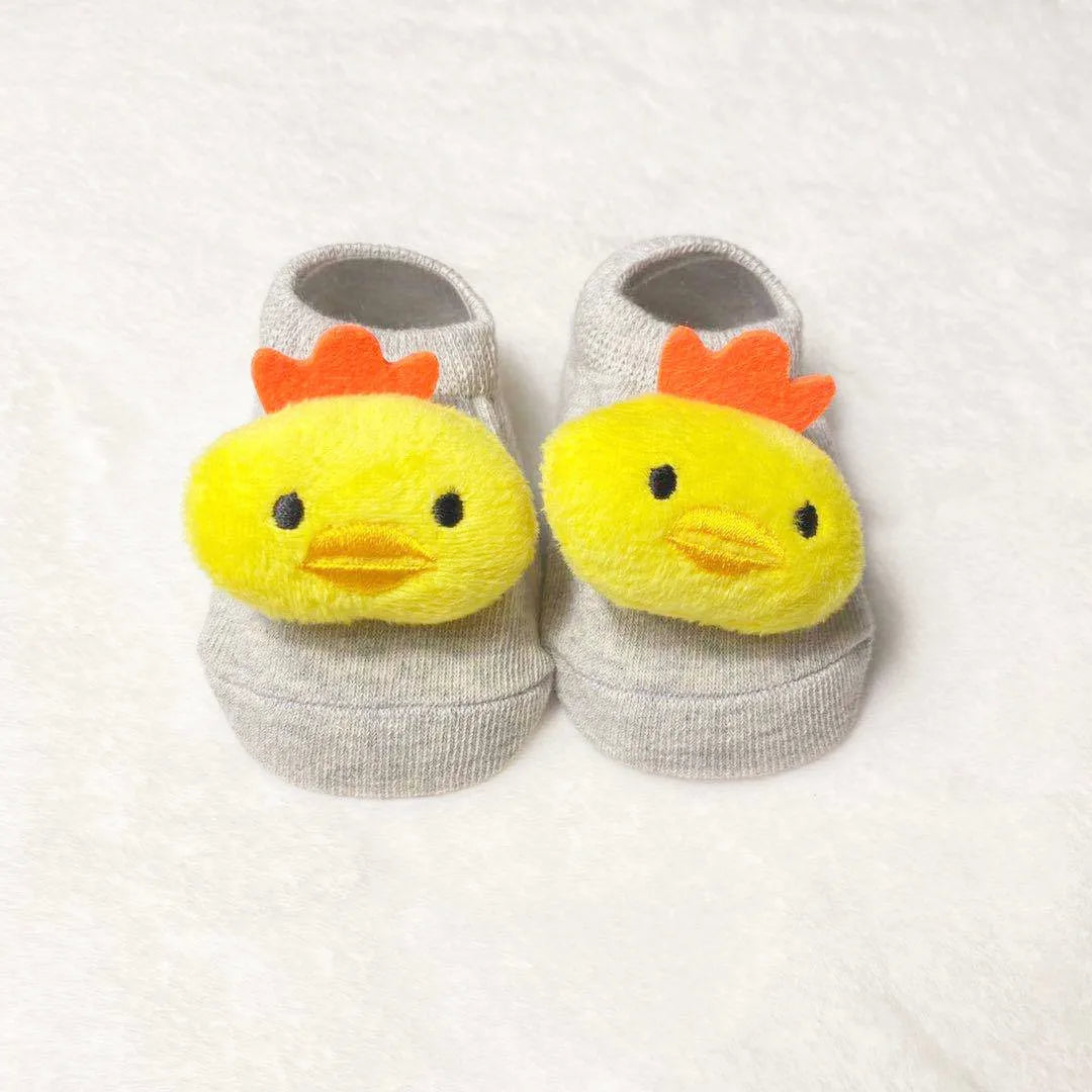 Baby Toddlers Home Floor Non-slip Dispensing Socks Cartoon Doll Cotton Socks for 0-3Y Girls Boys Kids Newborn Infant Clothes