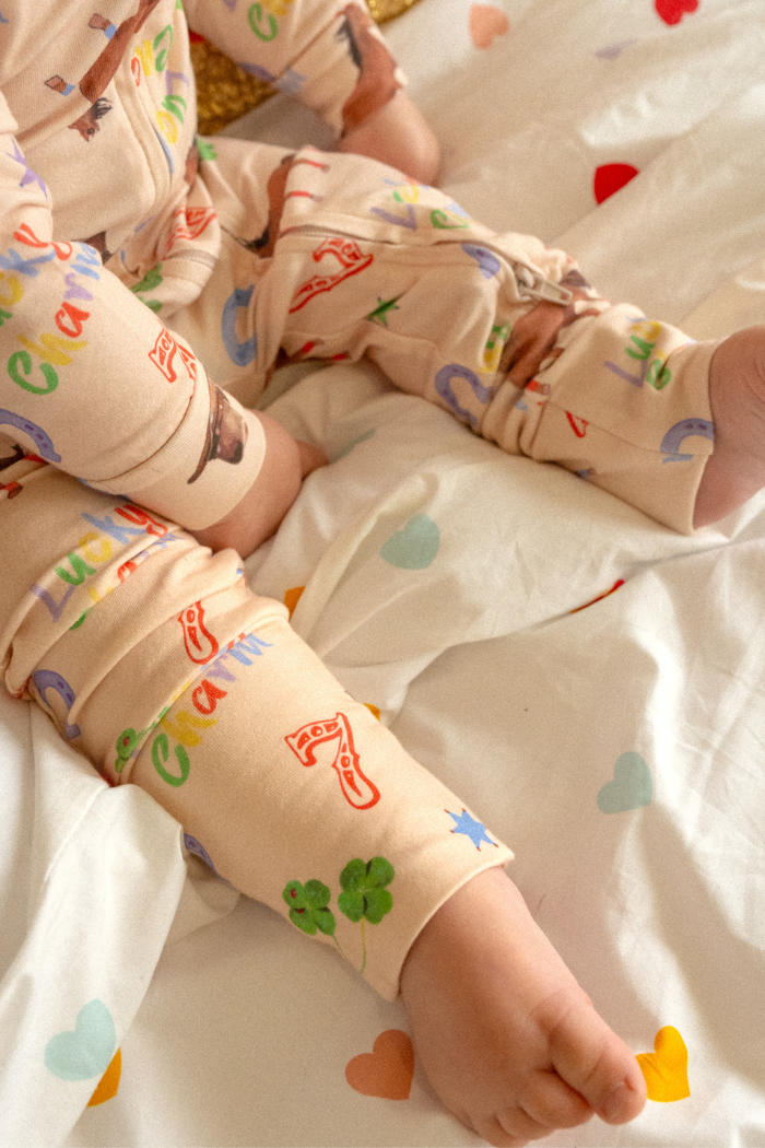 Lucky Charm Zip Romper