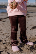 Espresso Velour Flares