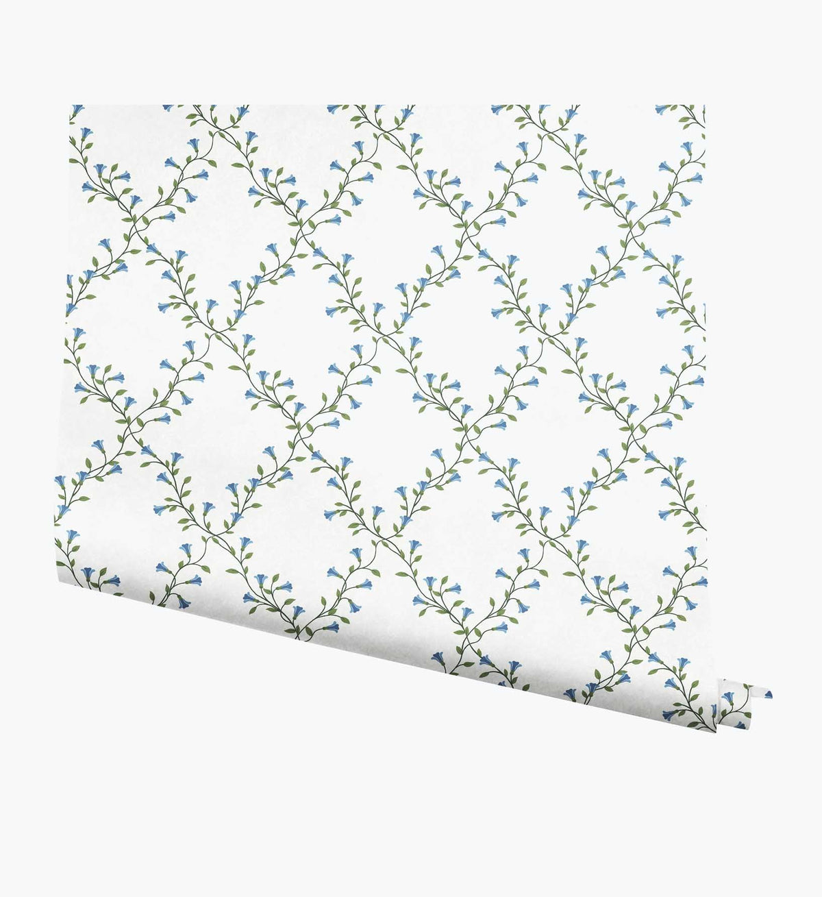 Bellflower Wallpaper - White