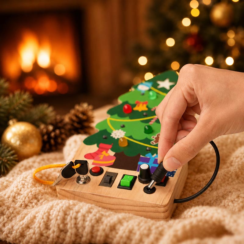 Montessori Christmas Switch Board