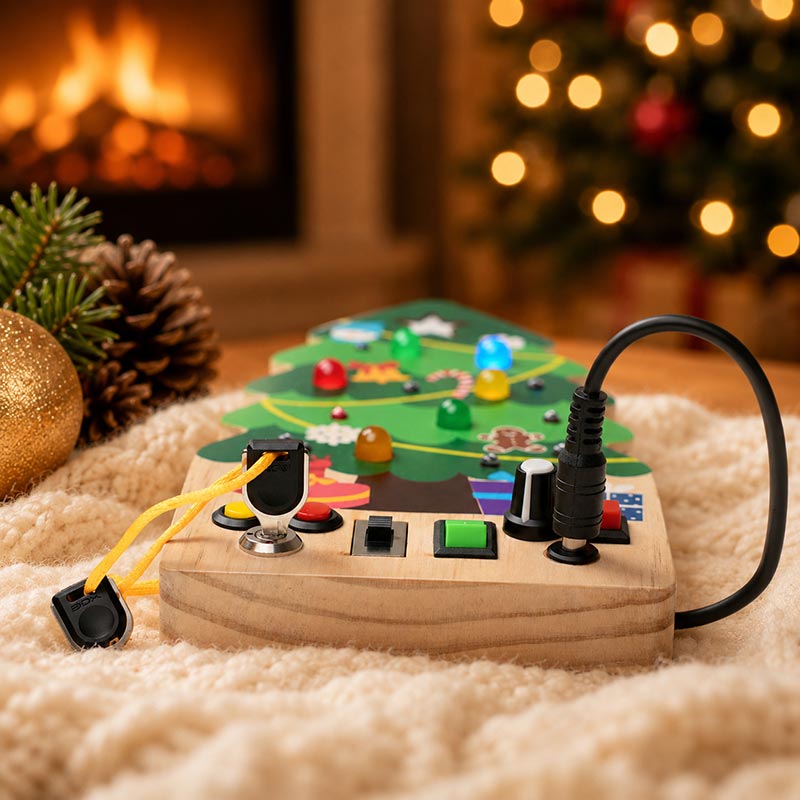 Montessori Christmas Switch Board