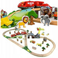 Montessori Wooden Train Track
