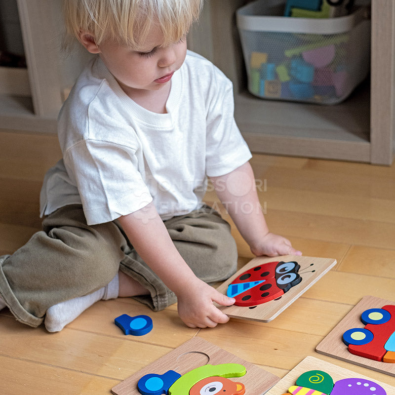Montessori Happy Puzzles (6 Pack)