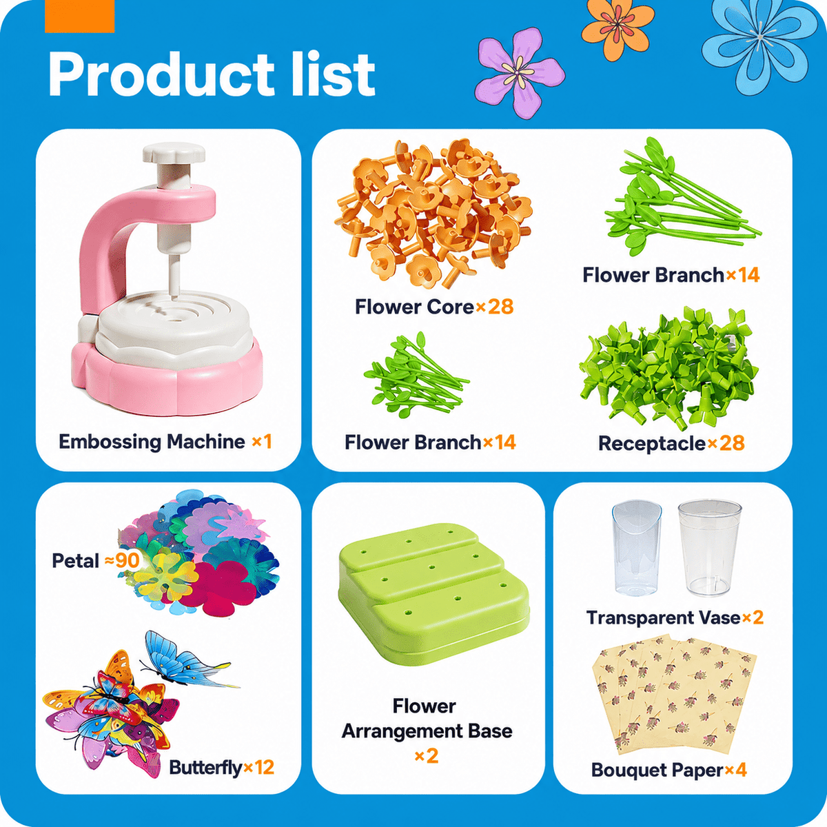 Montessori Fabric Flower Making Kit