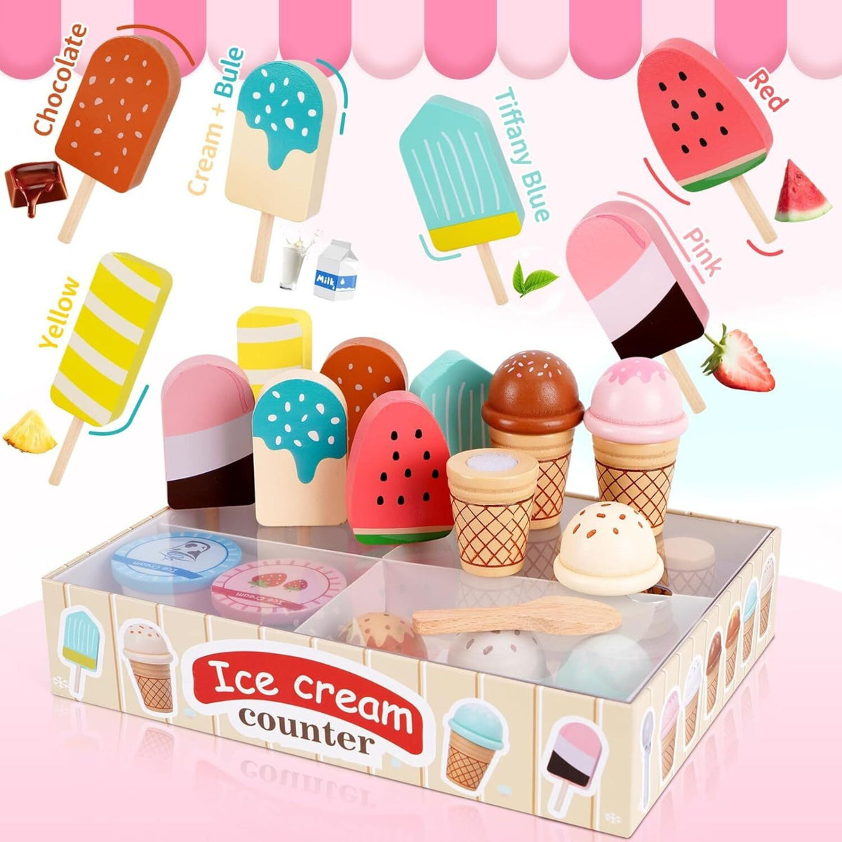 Montessori Ice Cream Counter