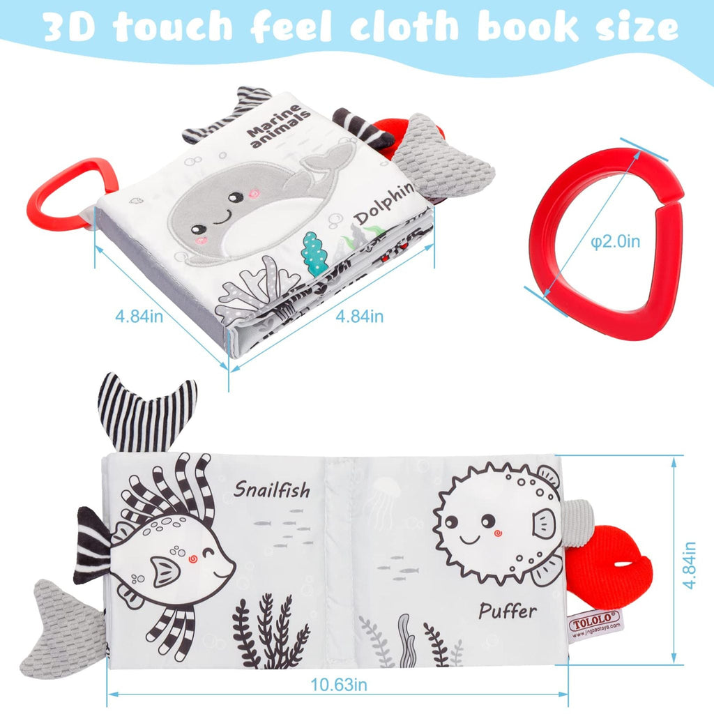 Montessori Marine Animals Cloth Book