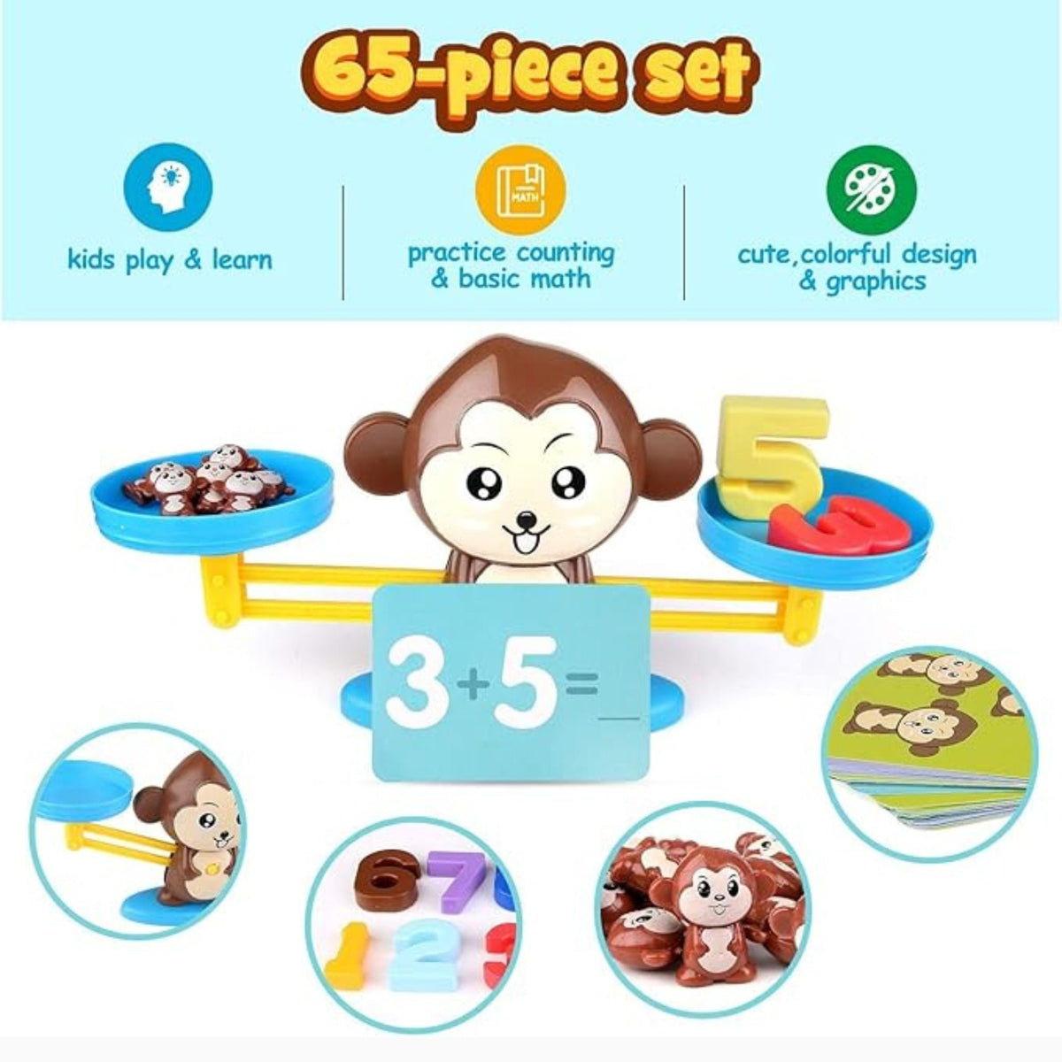 Montessori Monkey Math Balance