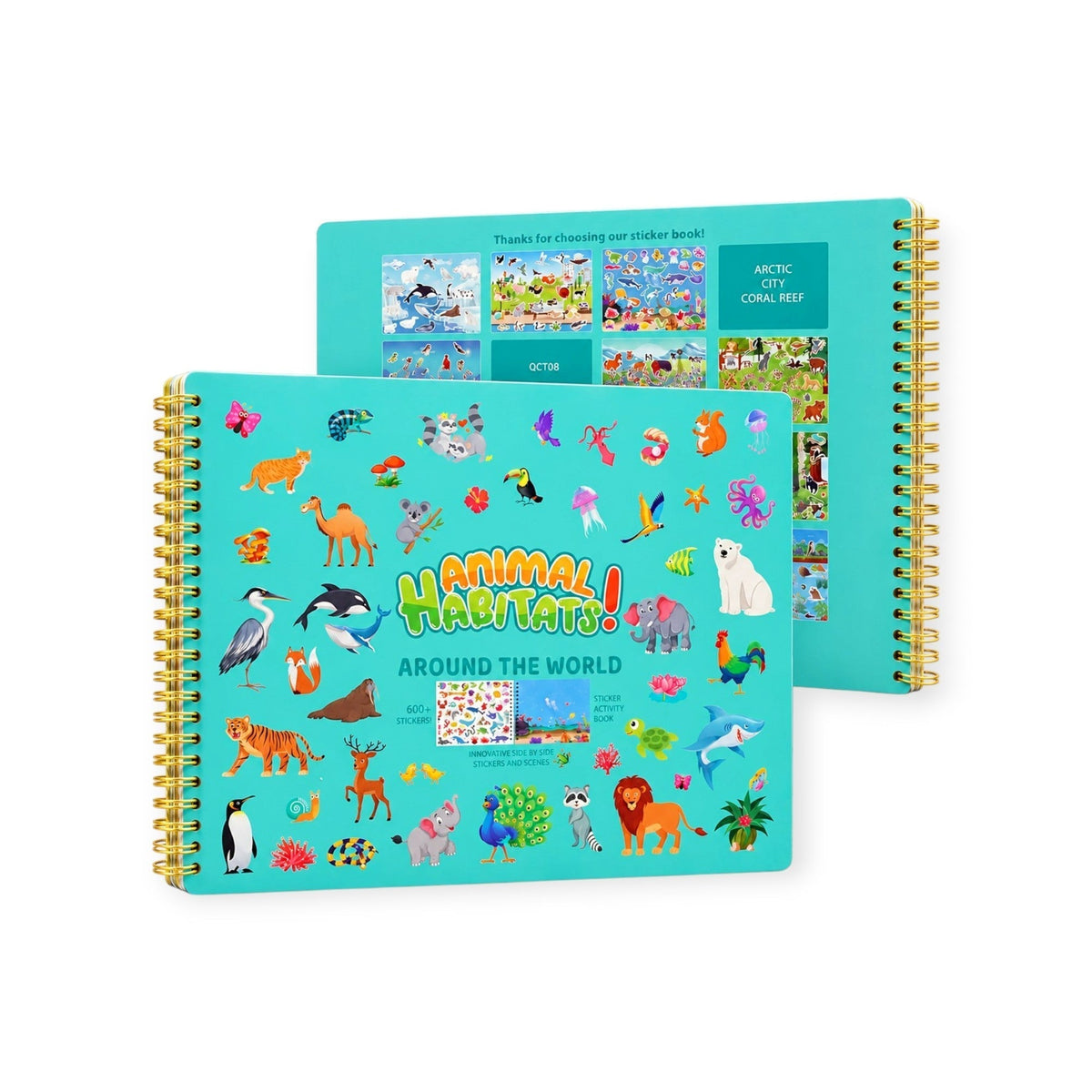 Montessori Sticker & Discover Book
