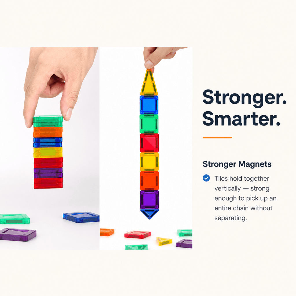 Montessori Travel Magnetic Tiles