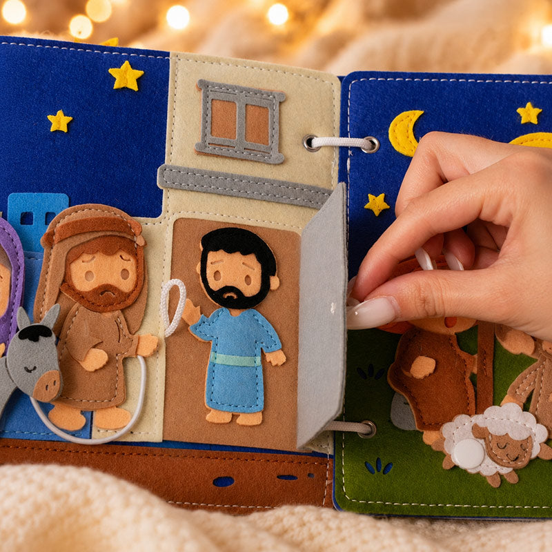 Montessori Nativity Scene Soft Book