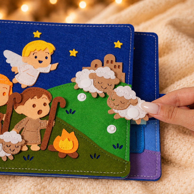 Montessori Nativity Scene Soft Book