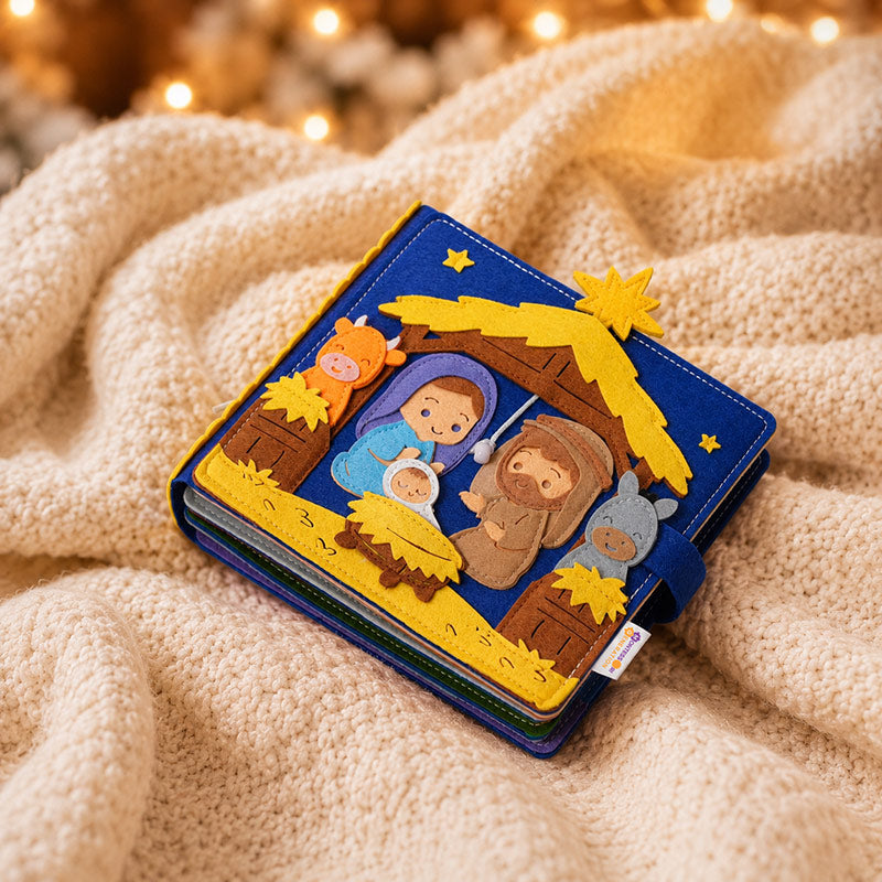 Montessori Nativity Scene Soft Book