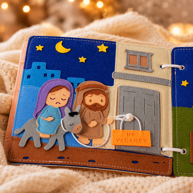 Montessori Nativity Scene Soft Book