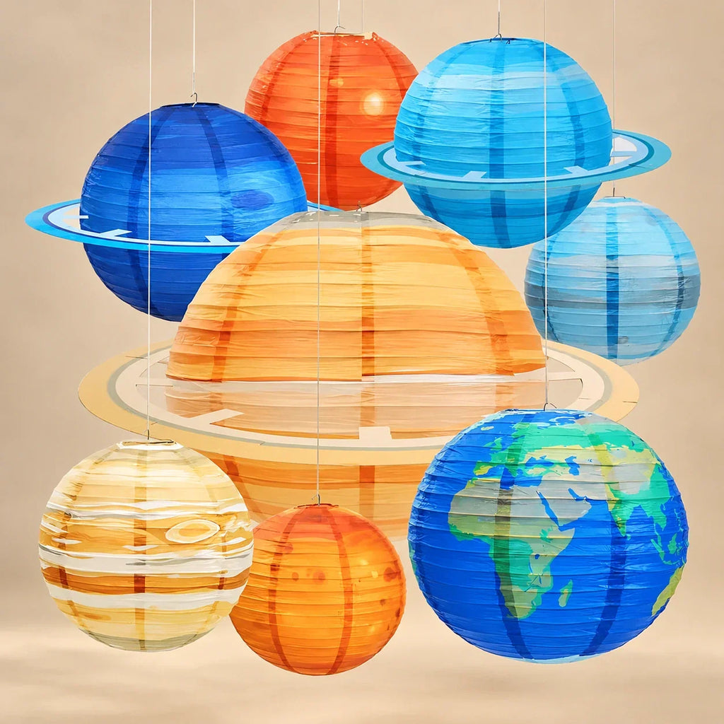 TibaToes™ Solar System Hanging Lantern Set