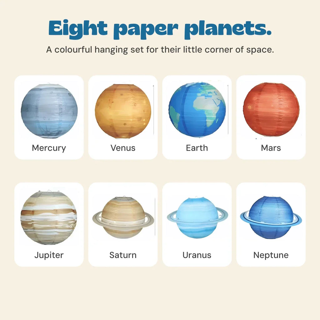 TibaToes™ Solar System Hanging Lantern Set