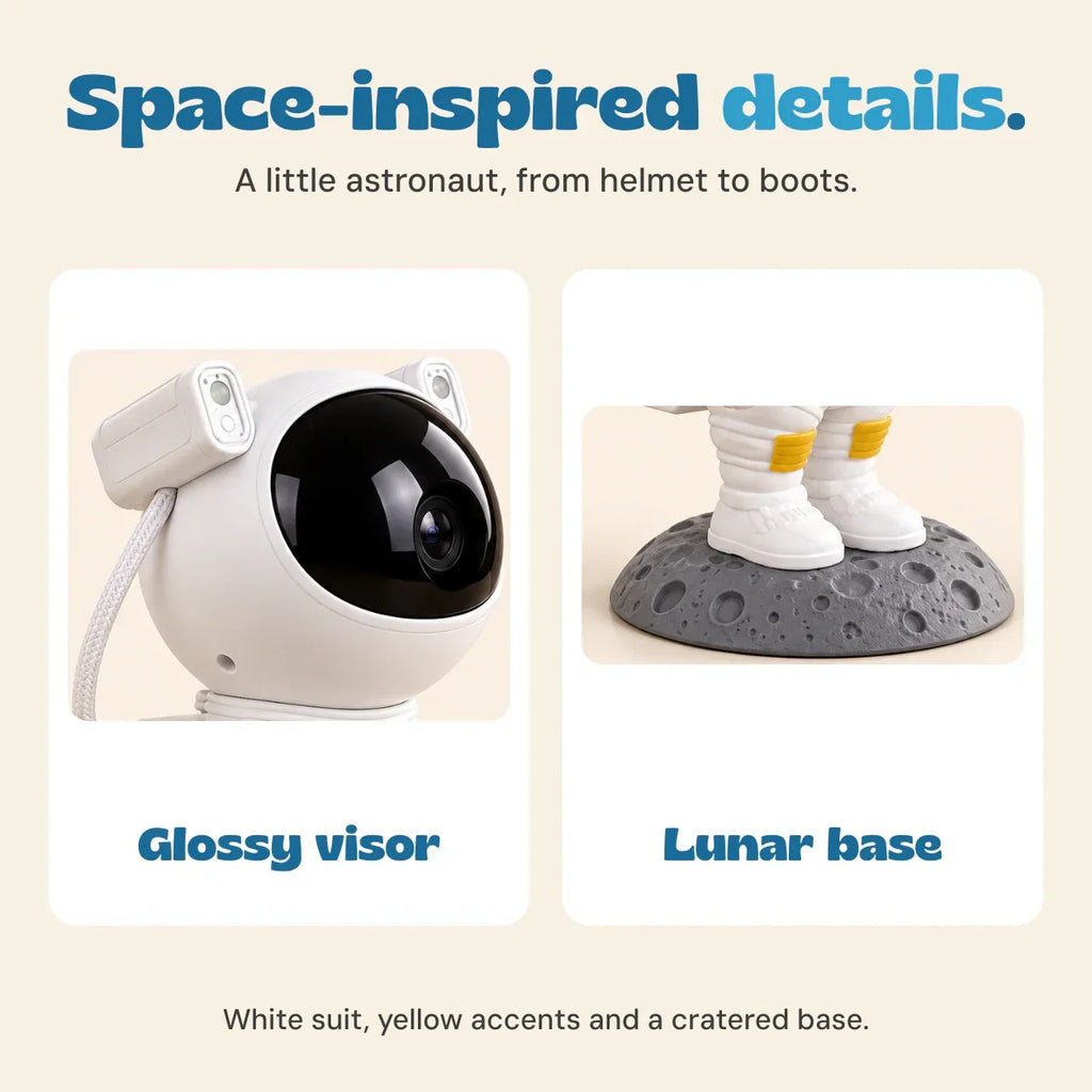 TibaToes™ Astronaut Galaxy Night Light Projector