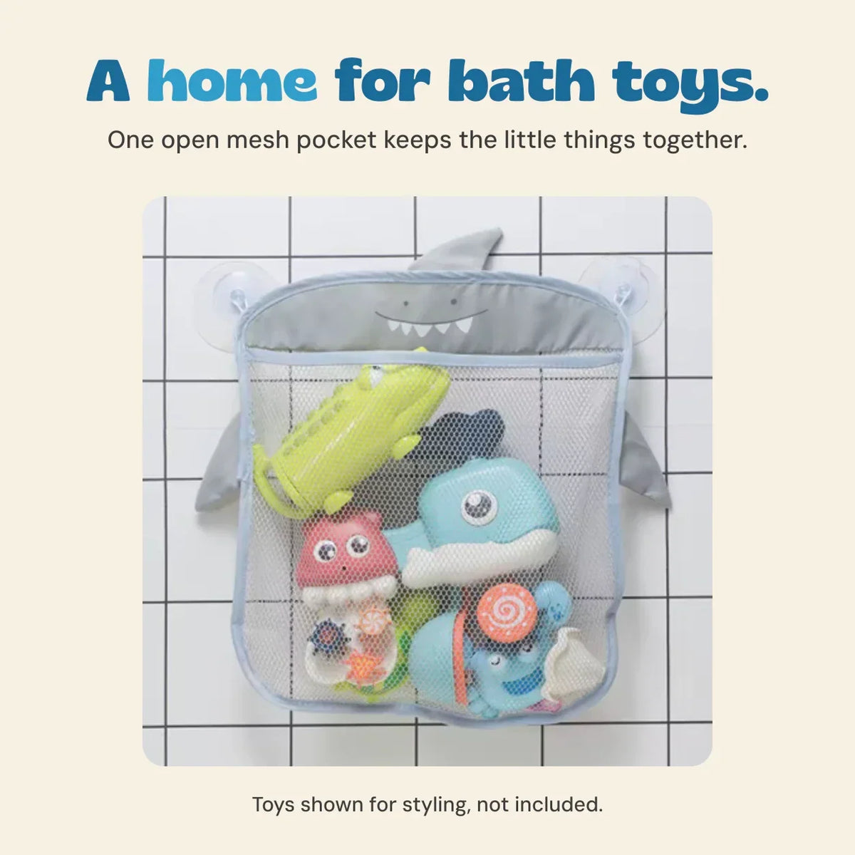 TibaToes™ Bathroom Toy Organizer Bag