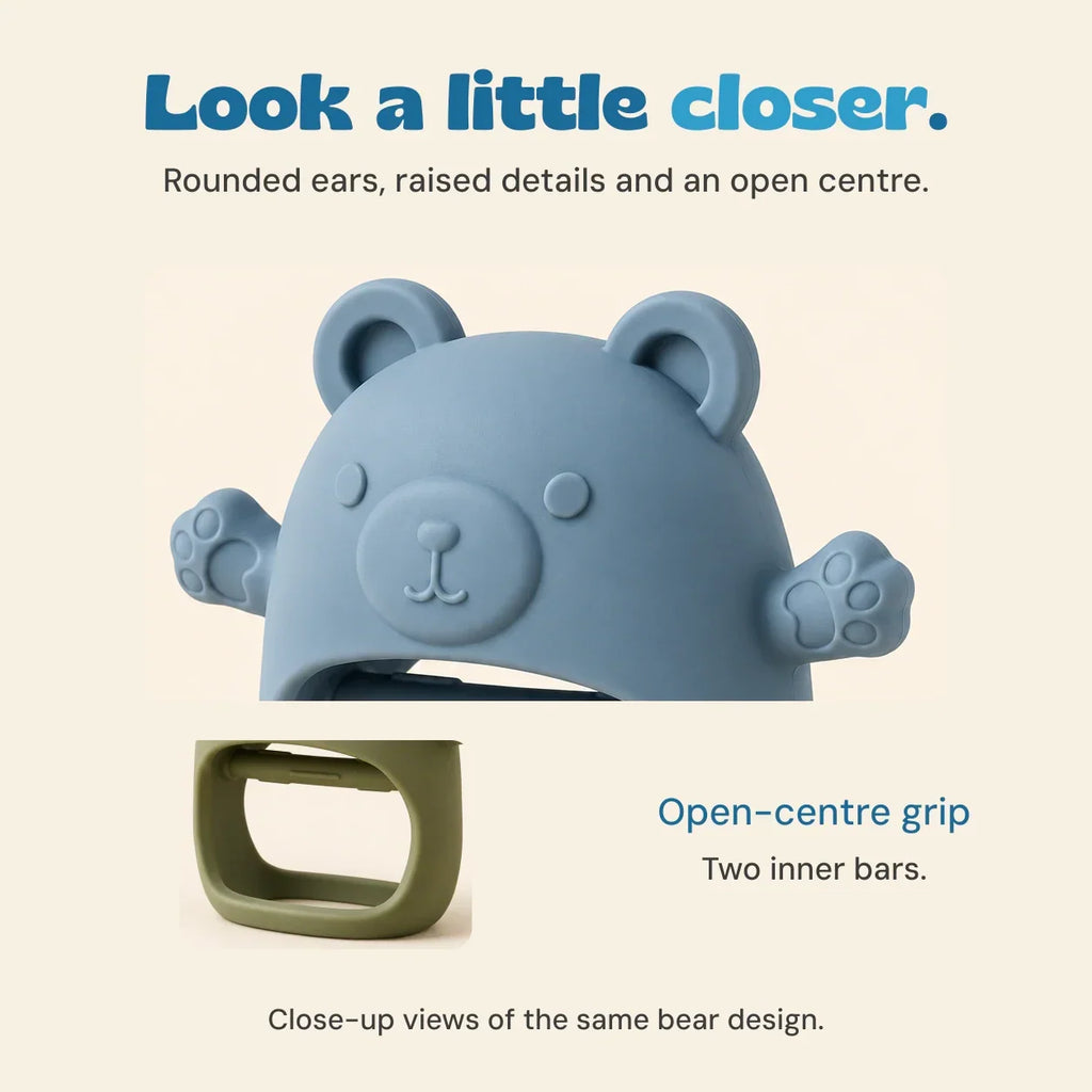 TibaToes™ BearBite Silicone Baby Teether