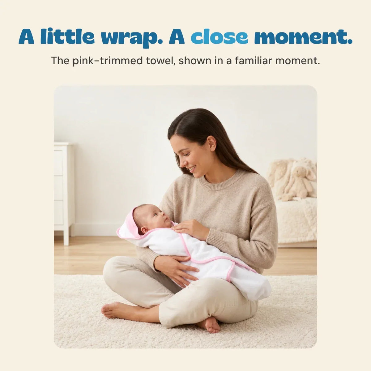 TibaToes™ Doll Bath Towel Wrap