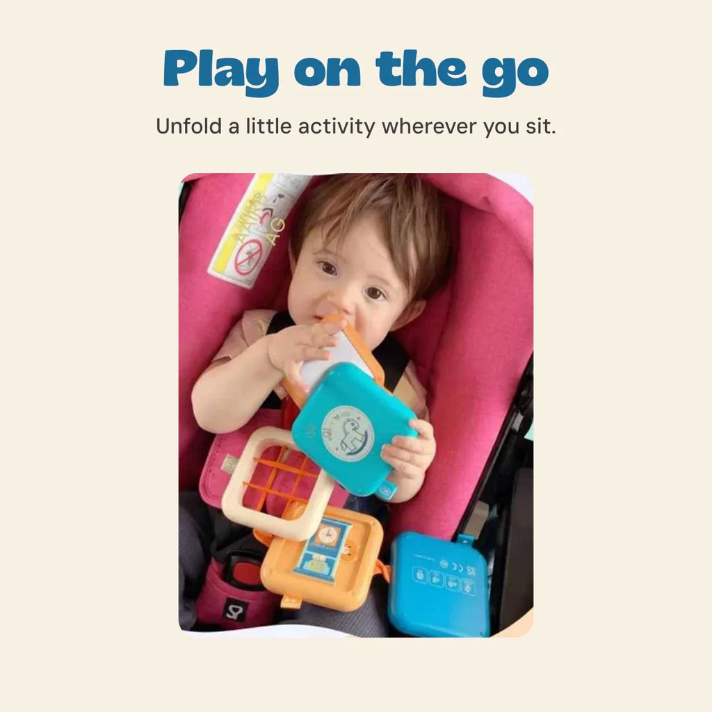 TibaToes™ Montessori Fold & Discover Activity Cube