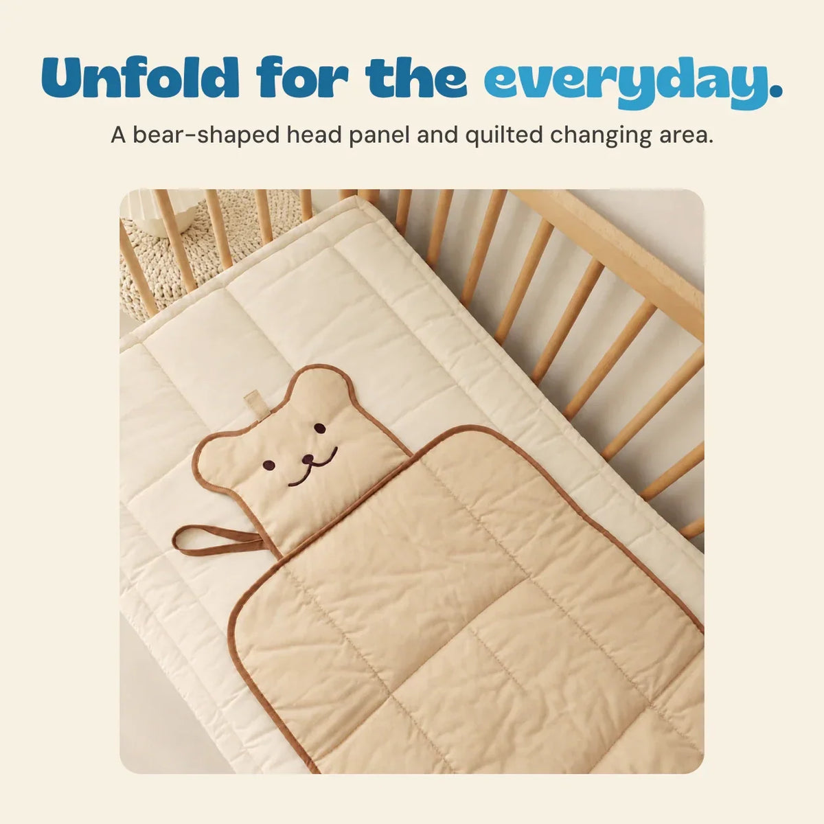 TibaToes™ Foldable Changing Mat for Babies & Toddlers