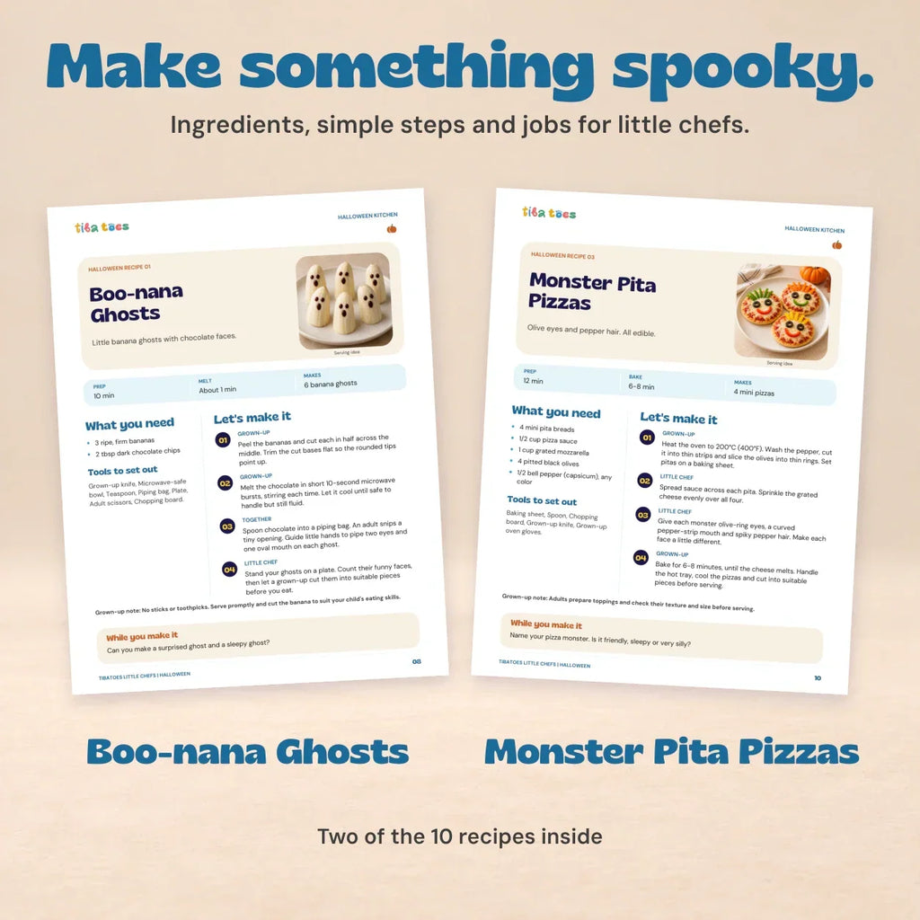 TibaToes™ Little Chefs Halloween Cookbook
