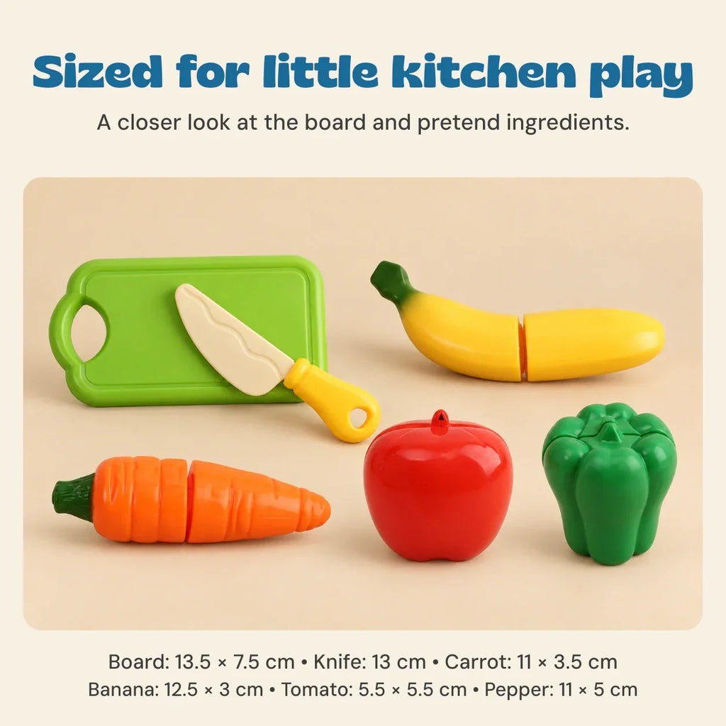 TibaToes Little Chef Cutting Play Set