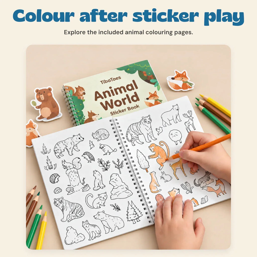 TibaToes™ WildScene Sticker Adventure Book
